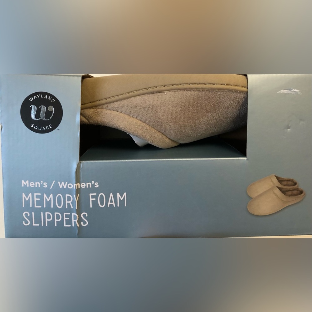 Wayland Memory Foam Slippers